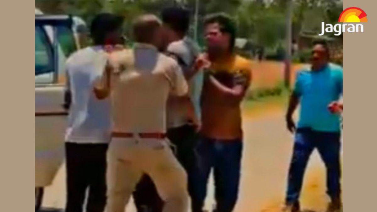 Mewat चोर को पकड़ने आए पुलिसवालों को बदमाश के घरवालों ने बनाया बंधक मारपीट करने के बाद सभी हुए नौ दो ग्यारह - Police personnel of Rajasthan who came to arrest accused were taken hostage and thrashed in Nuh of Haryana