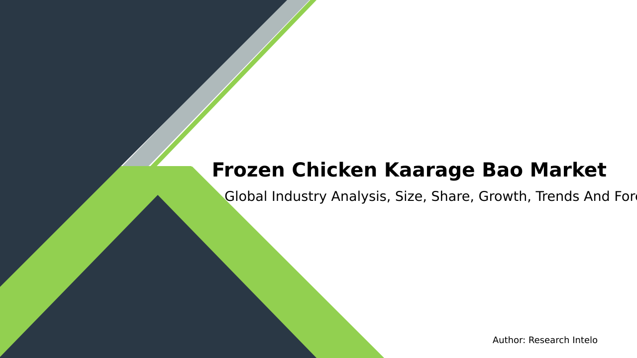 Frozen Chicken Kaarage Bao Market Research Report 2033