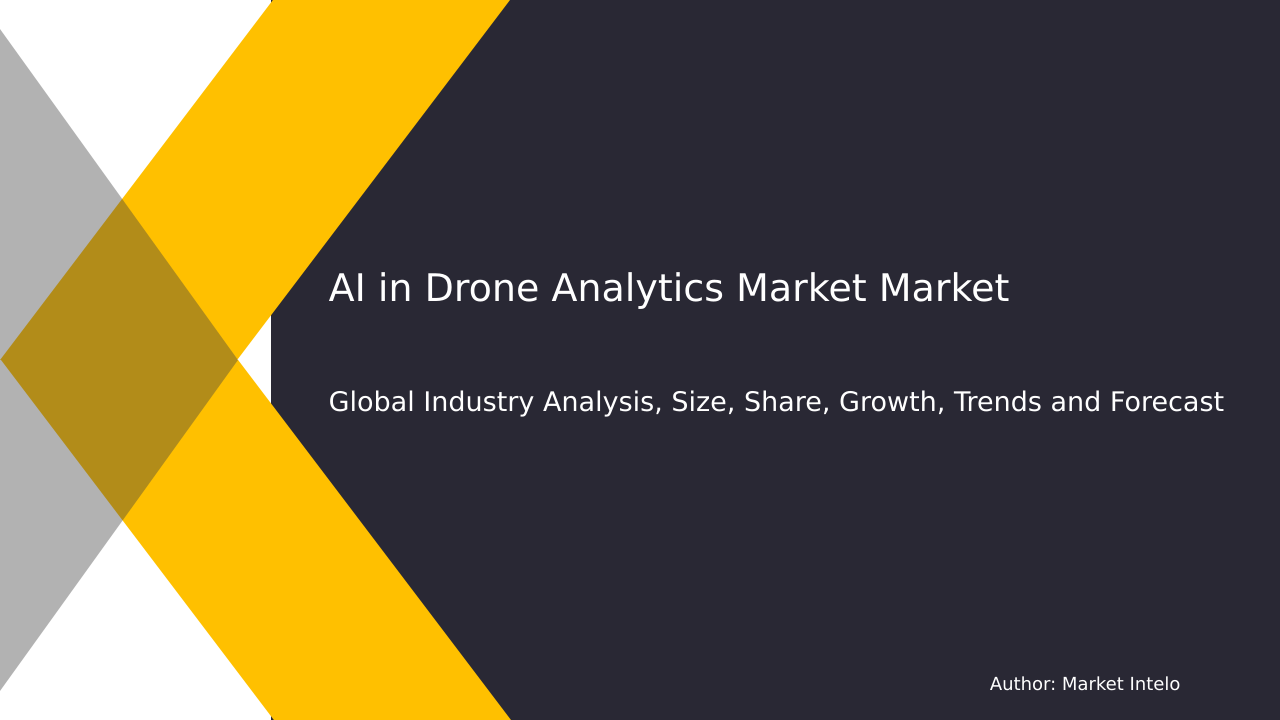 AI in Drone Analytics Market Research Report 2033