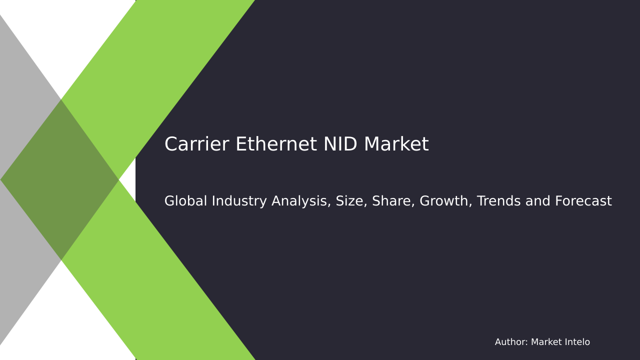 Carrier Ethernet NID Market Research Report 2033